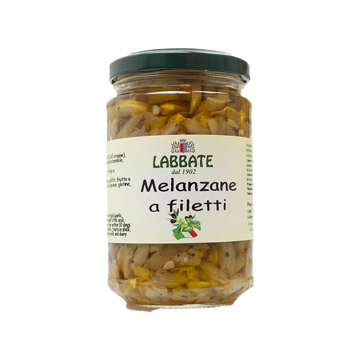 Melanzani ai filetti - Syltede auberginer