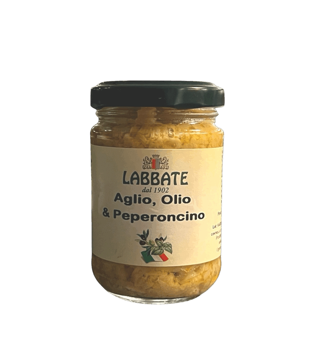 Aglio, Olio & Peperoncino – Tapenade med hvidløg, olie og chili